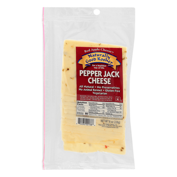 Save on Naturally Good Kosher Pepper Jack Cheese Sliced Order Online