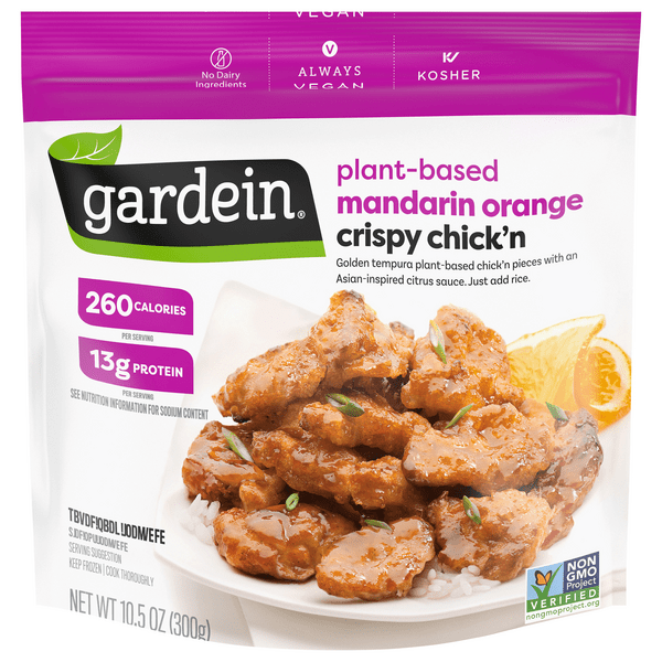 Save on Gardein Mandarin Orange Crispy Chick'n Vegan Dairy Free Kosher