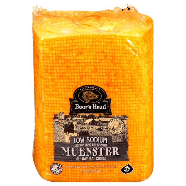 Save on Boar's Head Deli Muenster Cheese Low Sodium (Thin Sliced) Order