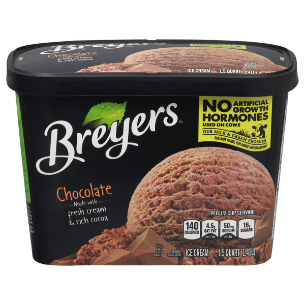 Nutrition Breyers Chocolate Ice Cream Nutrition Ftempo