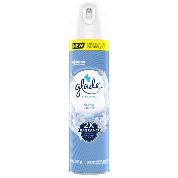 Save on Glade Air Freshener Clean Linen Aerosol Spray Order Online