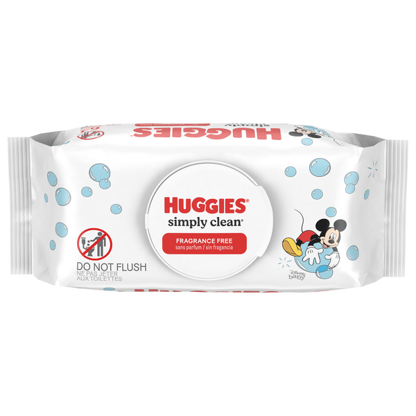 Save on Huggies Simply Clean Fragrance Free Baby Wipes PopTop Order