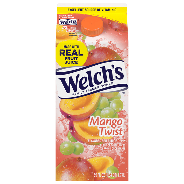 Save on Welch's Mango Twist Fruit Juice Cocktail Blend Refrigerated Order Online Delivery GIANT