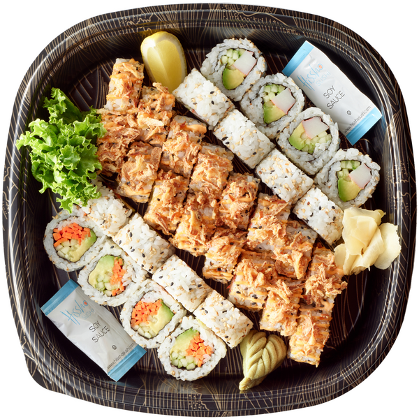Save on Hissho Sushi Family Platter Cooked (Avail. 11am 7pm) Order