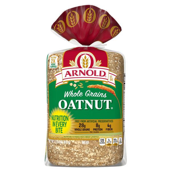 Save on Arnold Whole Grains Oatnut Sliced Bread Order Online Delivery