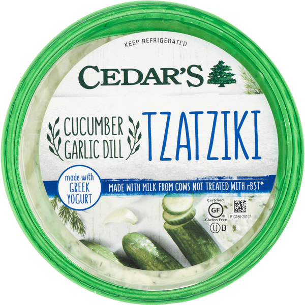 Save on Cedar's Tzatziki Cucumber Garlic Dill Gluten Free Order Online