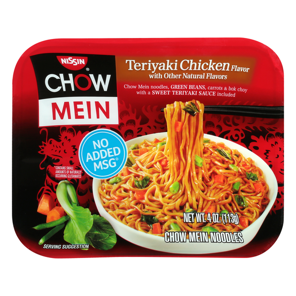 Save on Nissin Chow Mein Noodles Teriyaki Chicken No Added MSG Order