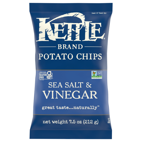 Save on Kettle Brand Gluten Free Sea Salt & Vinegar Potato Chips Order