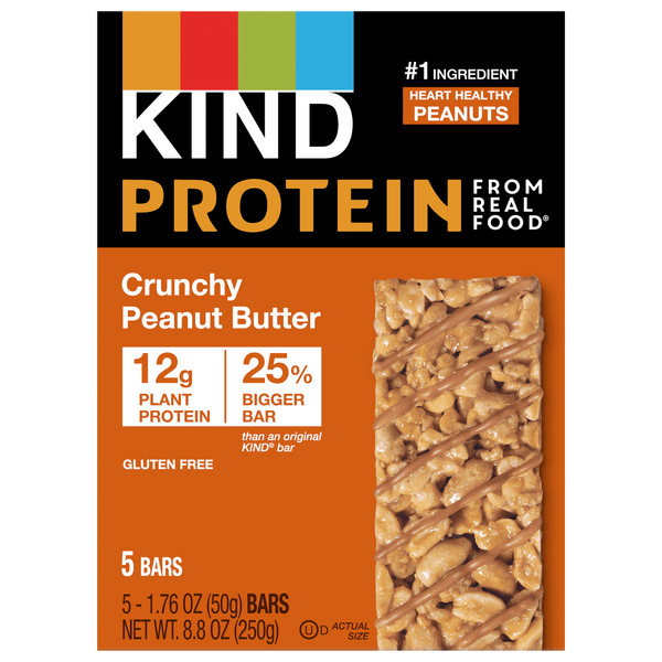 Save on KIND Protein Bars Crunchy Peanut Butter Gluten Free 5 ct