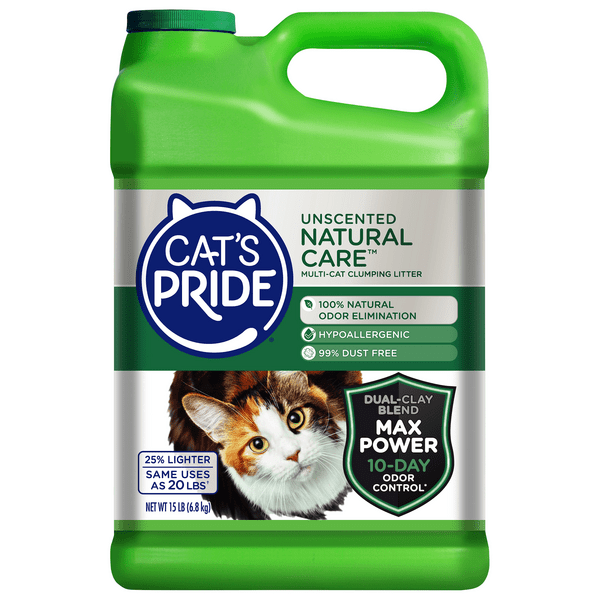 Save on Cat's Pride Natural Care MultiCat Unscented Clumping Litter
