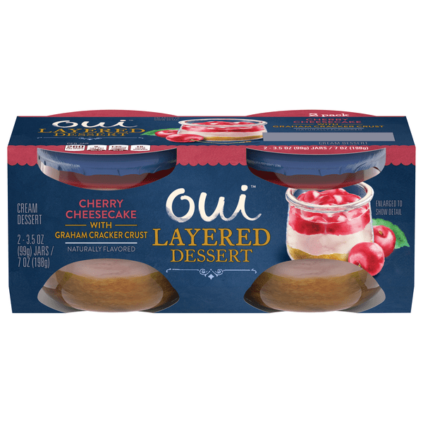 Save on Oui Cherry Cheesecake Layered Dessert 2 ct Order Online