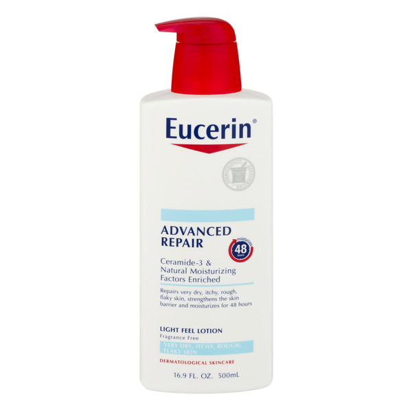 Save on Eucerin Advanced Repair Light Feel Lotion for Dry Skin
