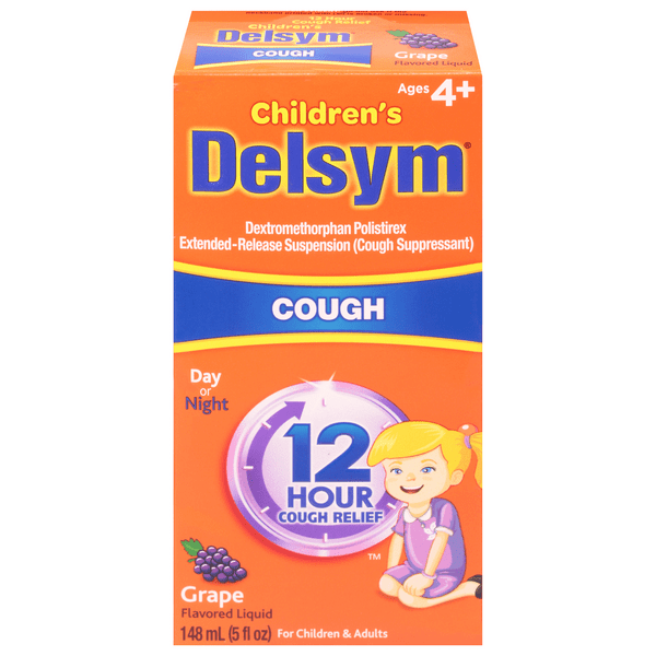 Save on Delsym Children's Cough Suppressant Extended Release Grape