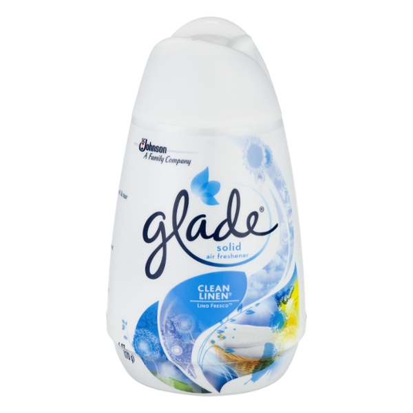 Save on Glade Air Freshener Long Lasting Gel Solid Clean Linen Order