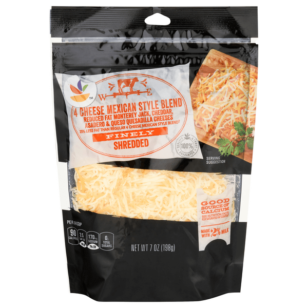 Save on Giant Reduced Fat Finely Shredded Mexican Style 4 Cheese Blend