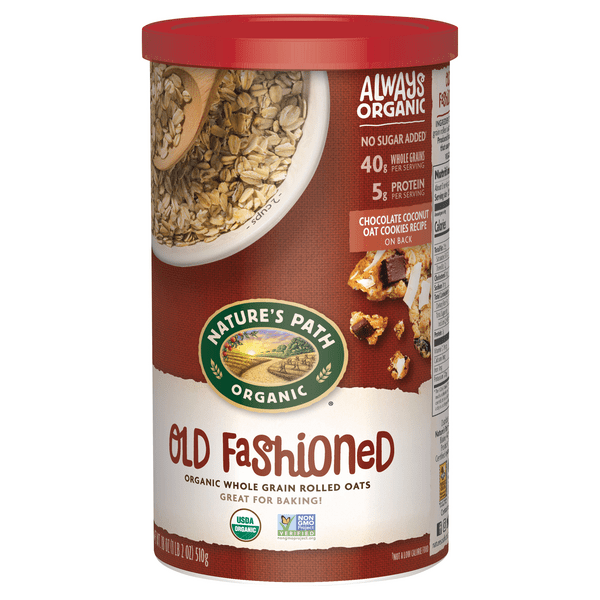 Save on Nature's Path Old Fashioned Rolled Oats Whole Grain Organic