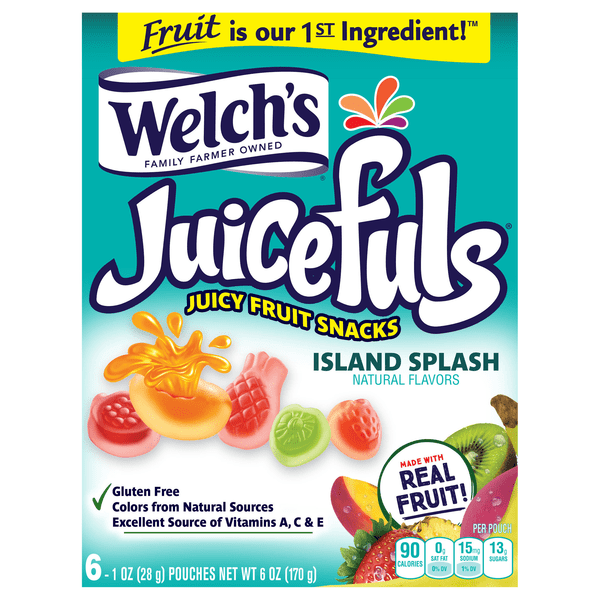 Save on Welch's Juicefuls Island Splash Fruit Snacks 6 ct Order Online Delivery Giant