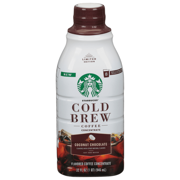 Save on Starbucks Cold Brew Coffee Concentrate Coconut Chocolate Order