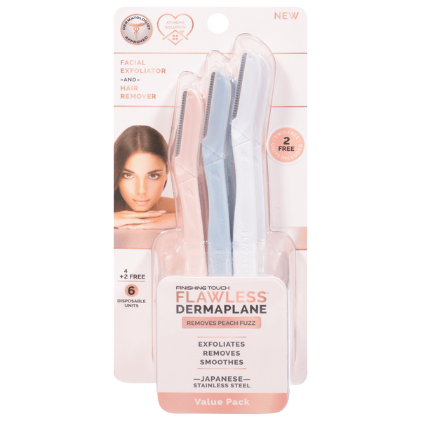 Save on Finishing Touch Flawless Dermaplane Facial Exfoliator and Hair