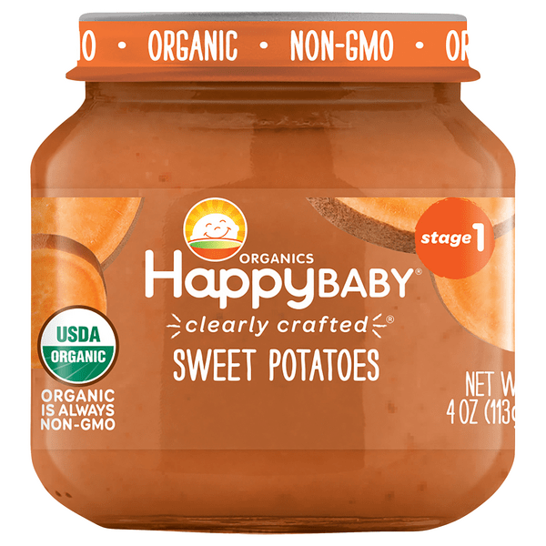 Save on Happy Baby Organics Stage 1 Baby Food Sweet Potatoes Order