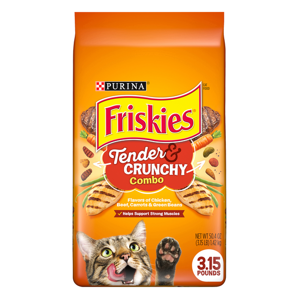 Save on Friskies Tender & Crunchy Combo Dry Cat Food Chicken Beef