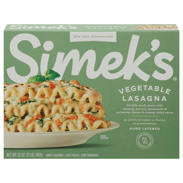 Save on Simek's Vegetable Lasagna Order Online Delivery MARTIN'S