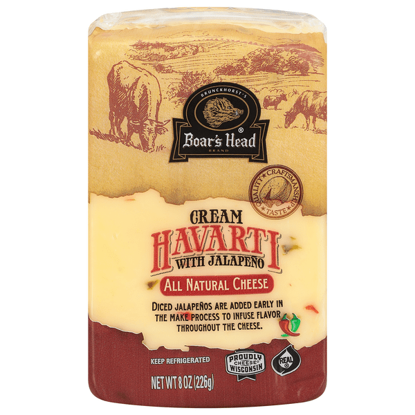 Save on Boar's Head Havarti Cheese with Jalapeno Chunk Order Online