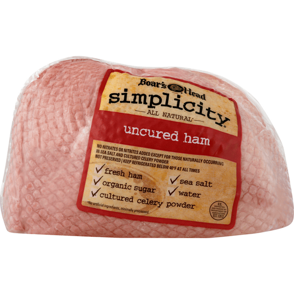 Save on Boar's Head Simplicity Deli Uncured Ham All Natural (Thin