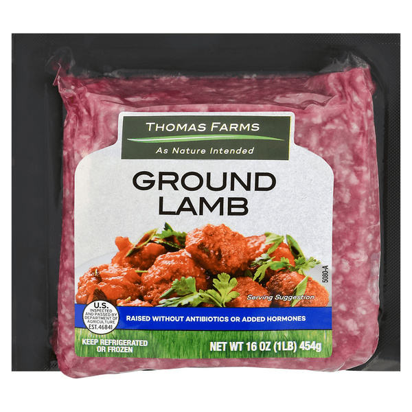 Save on Thomas Farms Free Range Ground Lamb Order Online Delivery GIANT