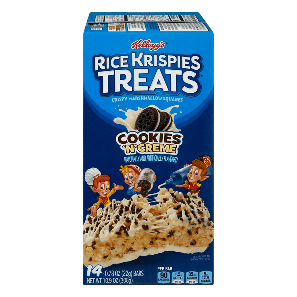 Save on Kellogg's Rice Krispies Treats Cookies 'n' Cream 14 ct Order Online Delivery Giant