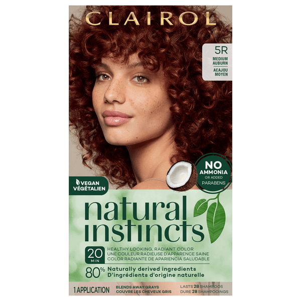 Save on Clairol Natural Instincts Hair Color 5R Medium Auburn Order