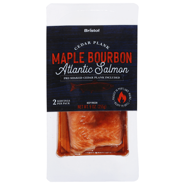 Save on Bristol Cedar Plank Bourbon Salmon Atlantic Maple Order Online
