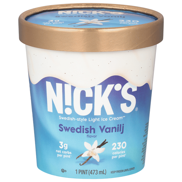Save on Nick's SwedishStyle Keto Ice Cream Swedish Vanilj Light Order