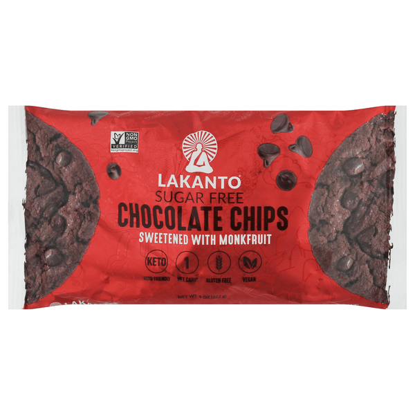 Save on Lakanto Sugar Free Chocolate Chips Sweetened with Monkfruit