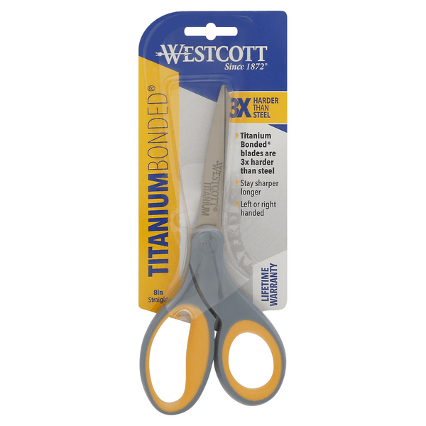 Save on Westcott Scissors Straight Handle Titanium Bonded 8 Inch Order