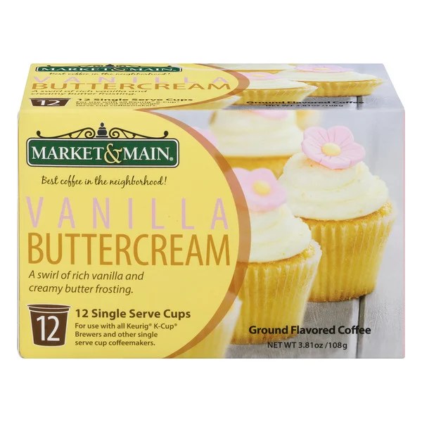 Save on Market & Main Ground Coffee Vanilla Buttercream KCups Order