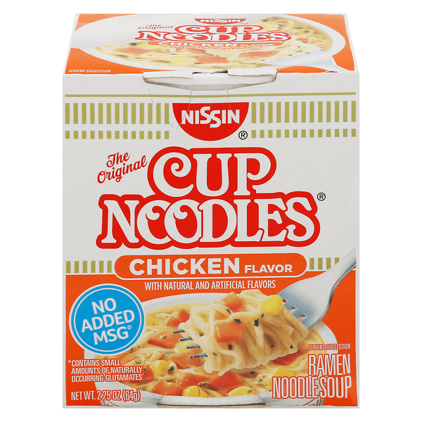 Save on Nissin Cup Noodles Ramen Noodle Soup Chicken Flavor Order