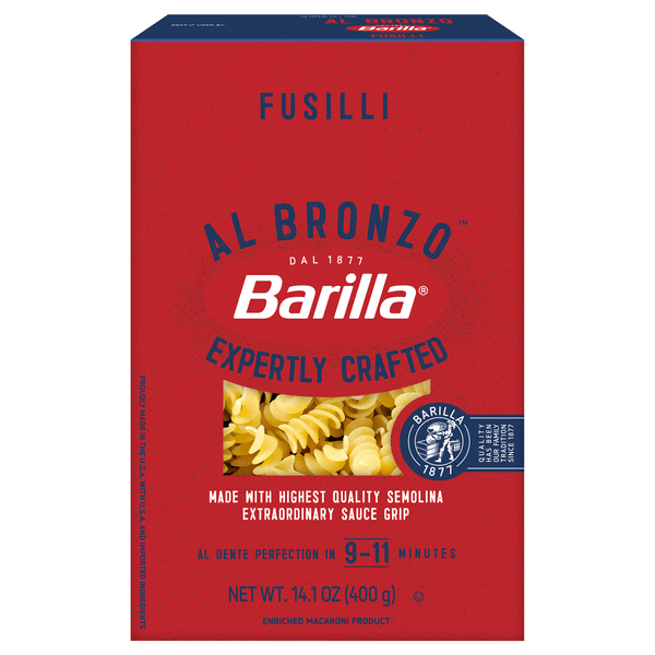 Save on Barilla Al Bronzo Fusilli Pasta Order Online Delivery Giant