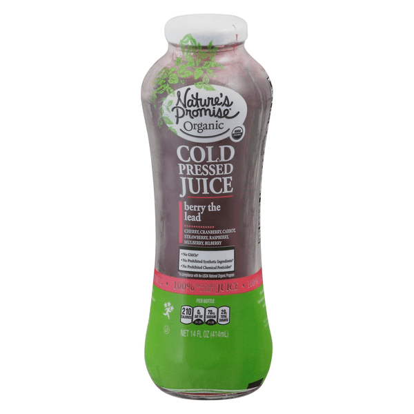 Save on Nature's Promise Organic Cold Pressed Juice Berry the Lead Order Online Delivery Stop