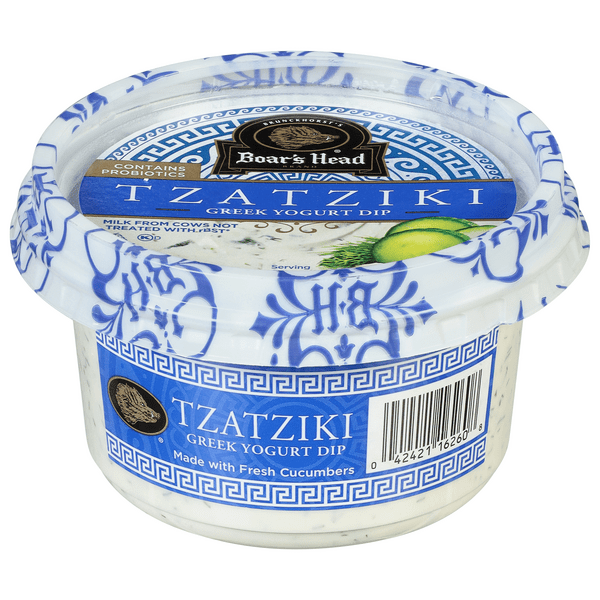 Save on Boar's Head Tzatziki Greek Yogurt Dip Refrigerated Order Online