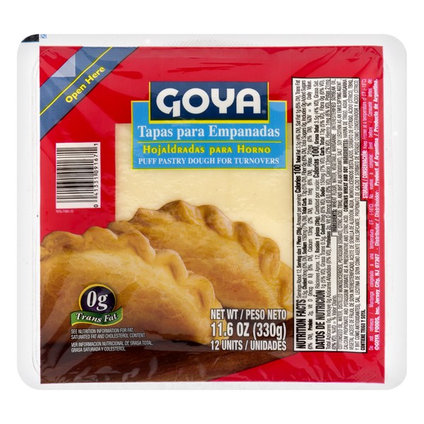 Save on Goya Tapas para Empanadas (Dough for Turnovers) 12 ct Order