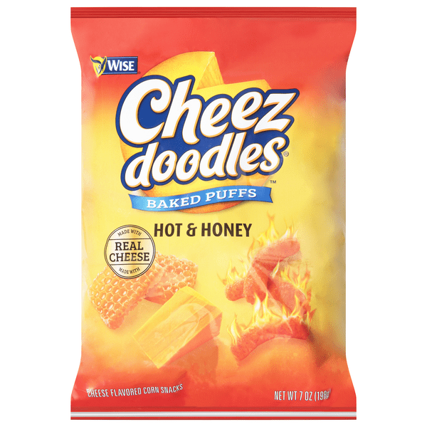 Save on Wise Cheez Doodles Baked Puffs Hot & Honey Order Online