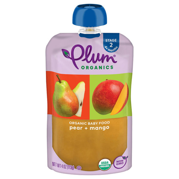 Save on Plum Organics Stage 2 Baby Food Pear & Mango Order Online
