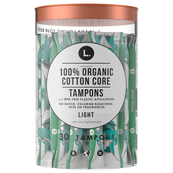 Save on L. Organic 100 Cotton Core Tampons Light Order Online Delivery
