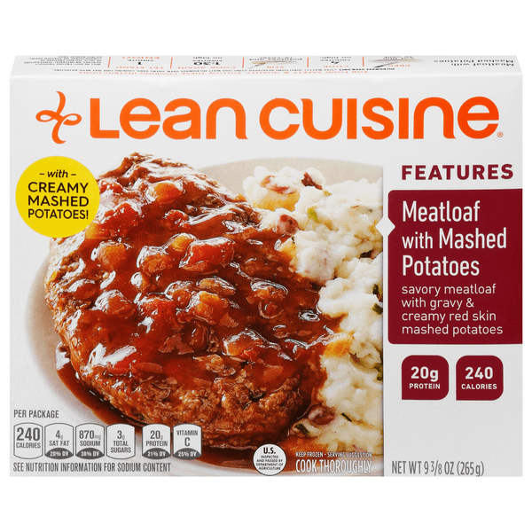 Save on Lean Cuisine Features Meatloaf with Mashed Potatoes Order
