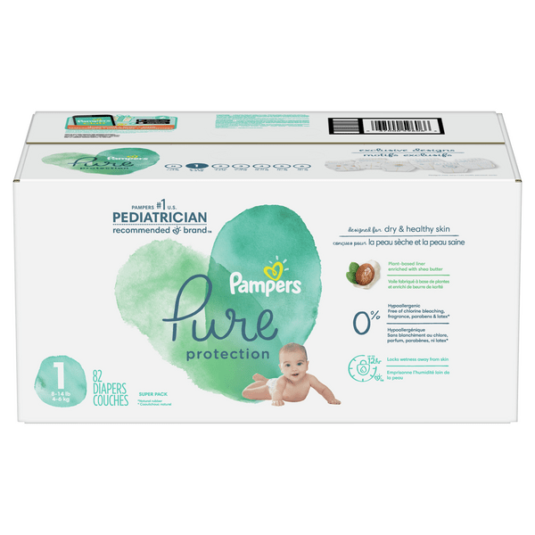 Save on Pampers Pure Protection Size 1 Diapers 814 lbs Order Online