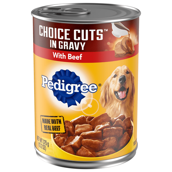 Save on Pedigree Choice Cuts In Gravy Wet Dog Food with Beef Order