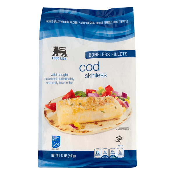 Save on Food Lion Cod Fillets Boneless Order Online Delivery Food Lion