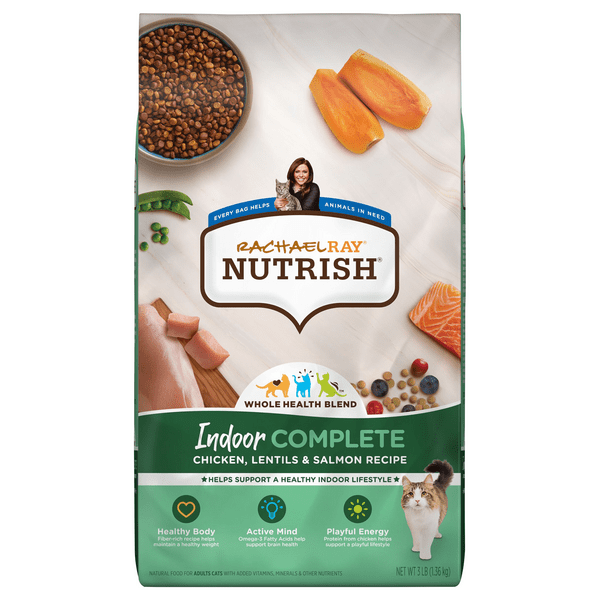 Save on Rachael Ray Nutrish Indoor Complete Dry Cat Food Chicken Lentil