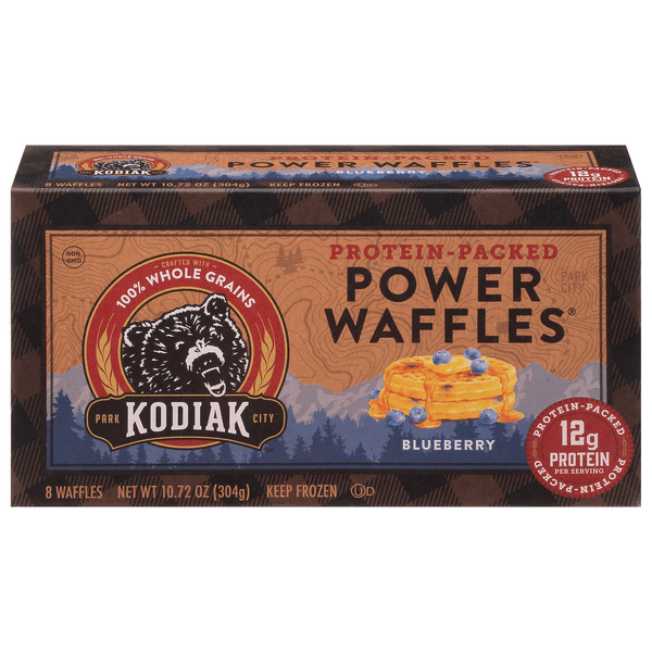 Save on Kodiak ProteinPacked Power Waffles Blueberry 8 ct Order
